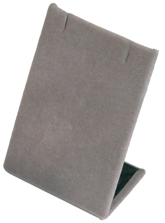 Earring/Pendant stand - Grey velvet