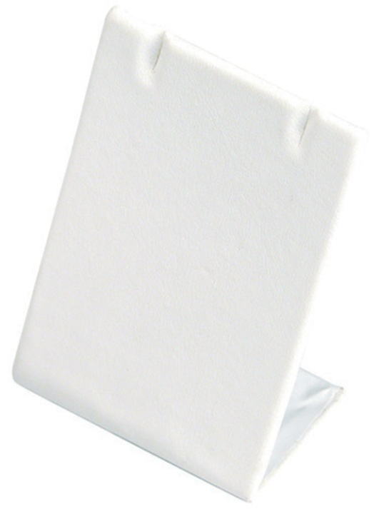 Earring/Pendant stand - White velvet