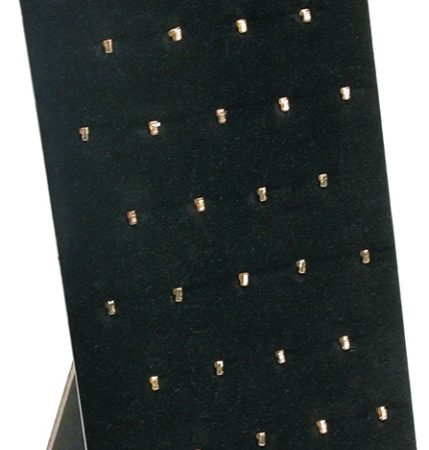 32 Hook Pendant pad w/easel-black velvet