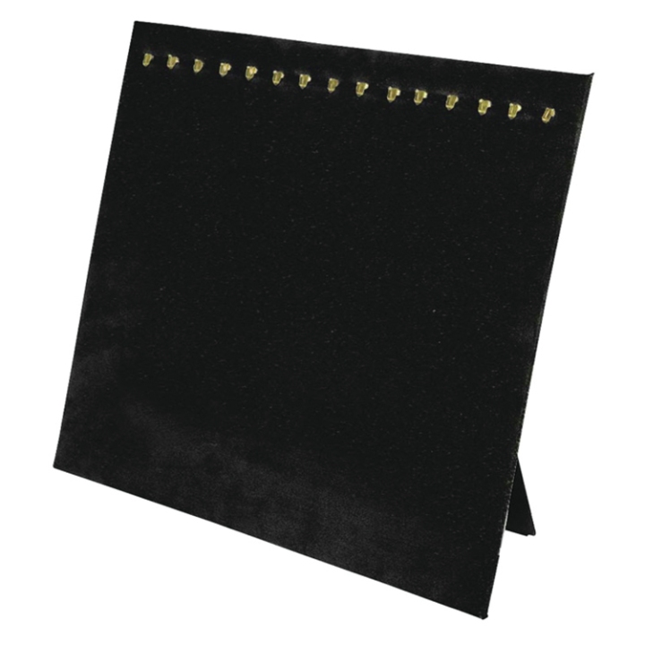 Chain pad w/Easel 15 Hook Black faux