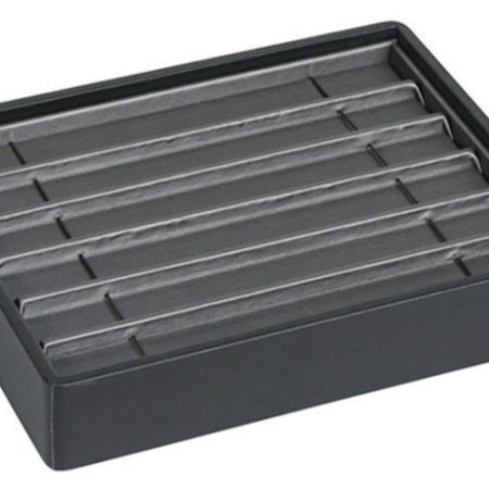 Stackable 6Bracelet tray steel grey w/Bk