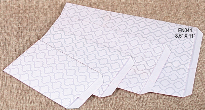 Paper Bags Silver Trellis 8.5x11in1000Pk