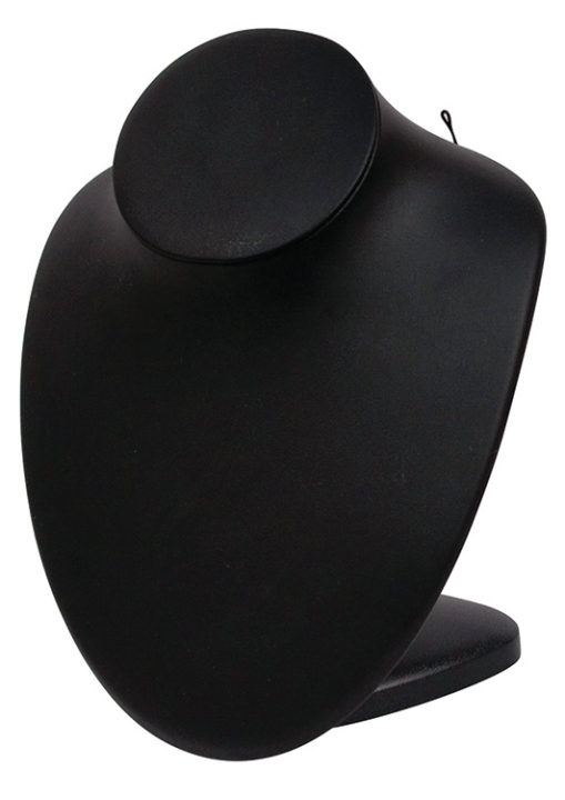 Standing round BustBlkLeather5.25x8.875H