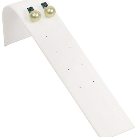 Multi-pair Earring Ramp 5Pr WhiteFaux