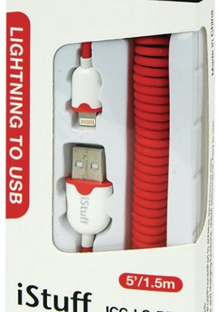 IStuff Lightning to USB Charge Coil Cabl