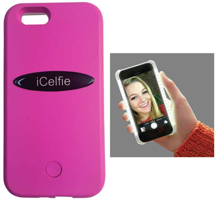 iPhone6 LED Case-Power Bank Rose Red