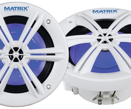 Matrix 6.5in200W2WayMarineSpeakerSystWht