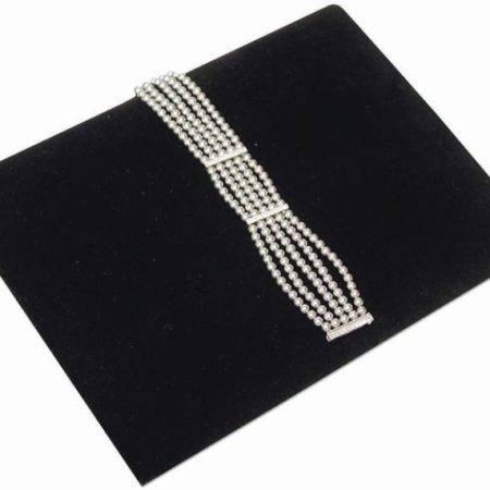 Necklace Ramp Black Velvet 10x10x2 1/8in