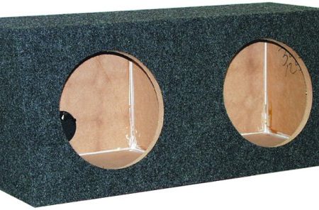 Empty 12in Bass Box W/ Slant