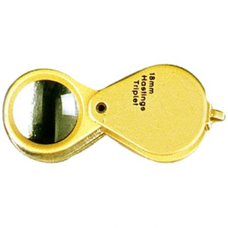 Gold Jewelers Loupe 18Mm 10X W/Case
