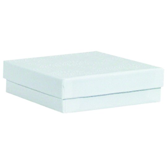 White Cotton Filled 3.5 X 3.5 X1 (0033W)