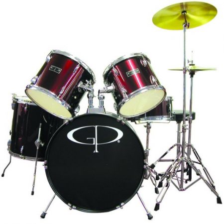 Gp Percussion Player Drum  Set Met Wr