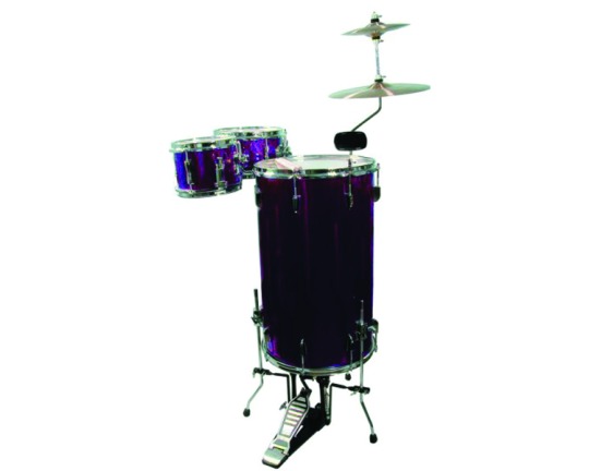 Gp Perc Cocktail Drum Set Met Wine Red