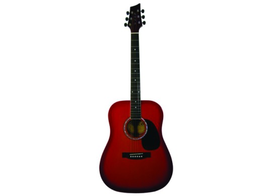 Kona Drd Acou Guitar Cherry Sunburst