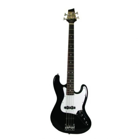 Kona Jazz Bass Style Guitar Solid Black