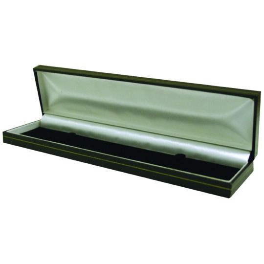 Black Leatherette Bracelet/Watch Box