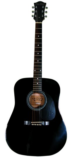 Ms 41 In Dreadnought Guitar Black