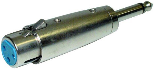 Microphone Adapter 3 Pin To 1/4in (F-67)