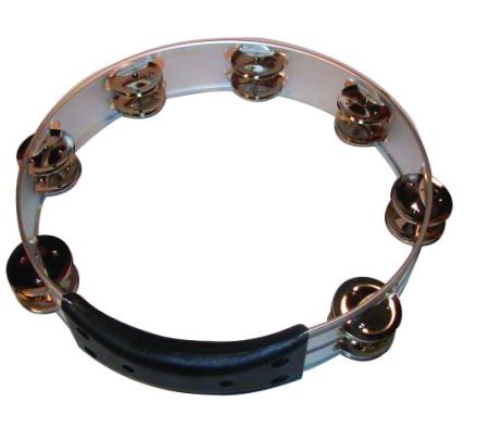 Chrome Metal Mister Tambourine  40