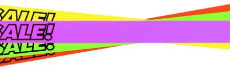 Asst Neon Card 1in x 12in Sale 100 Pack