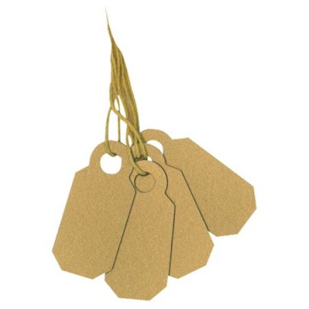 Gold Arch Crown String Tag