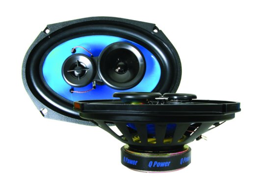 Q Power 6X9 700 Watt Coaxial SpeakerPair