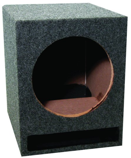 Single 10in Vented Woofer Box Ebox