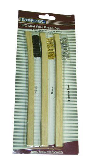 3 Pc Mini Wire Brush