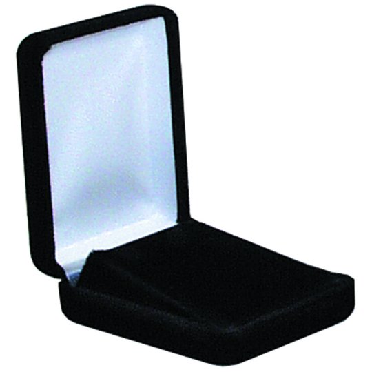 Velvet Pendant Box Black DOZEN (YP9-BK)
