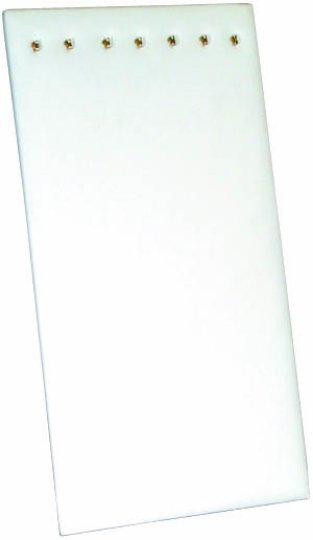 Leatherette Necklace/Chain Disp White