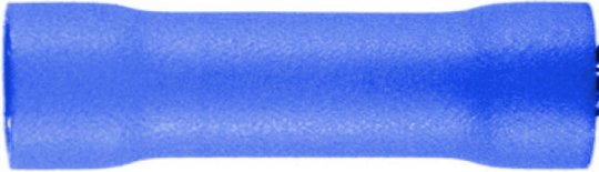 Butt Connector Blue 16-14G 100/Pk Vinyl