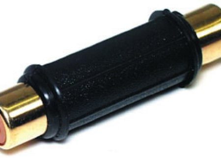 RCA Fem-Fem Splice 24Kt Gold--10 Pack
