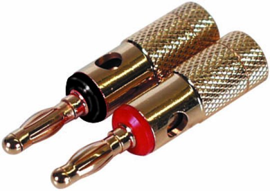 Gold Banana Plugs 1-Pair