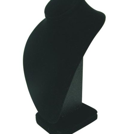 Velvet Blk Necklace Dis 3.25X2.62X5