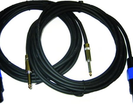 Zebra 25Ft Speakon To 1/4in 2-Wire Cable