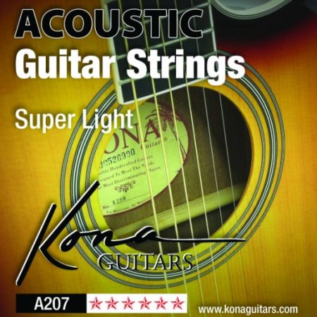 Kona  X Lt Acoust Strings Sbb .011-.050