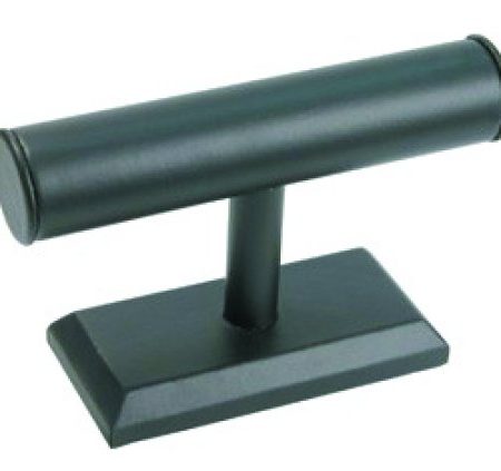 Bracelet T Bar 6 .25  Tall Black