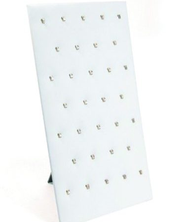 32 Hook White Pendant Clip Display