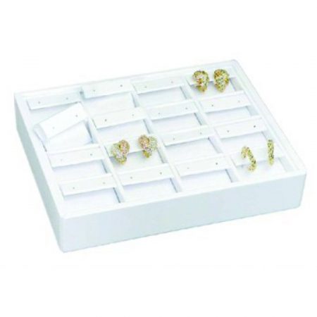 Stackable 16Pr Earring Pad  White
