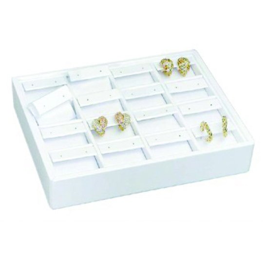 Stackable 16Pr Earring Pad White