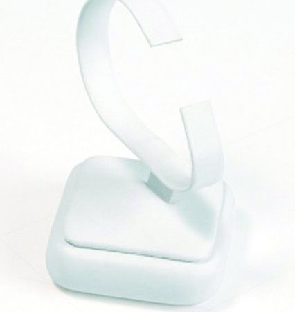 Stand Up Watch Collar Display White