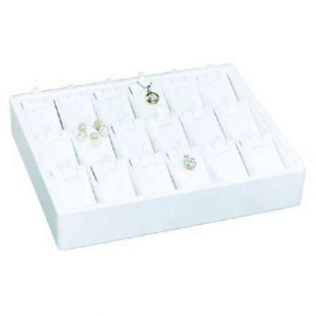 Stackable 18 Pendant Earring Pad White