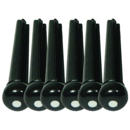 Acou Guit Bridge Pins Black Set Of 6 C1K