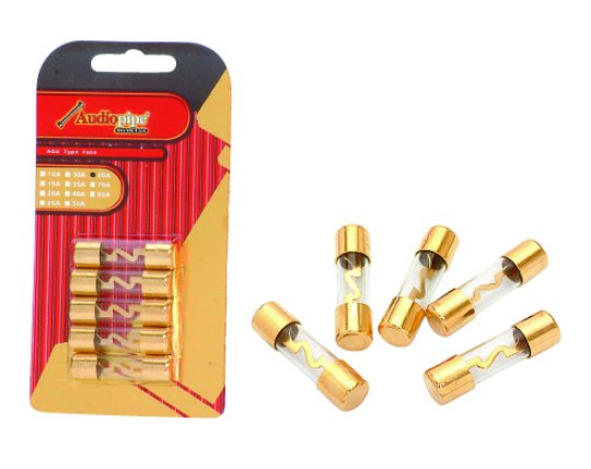 APipe Gold Agu Fuse 5 Pack 50 Amp 200