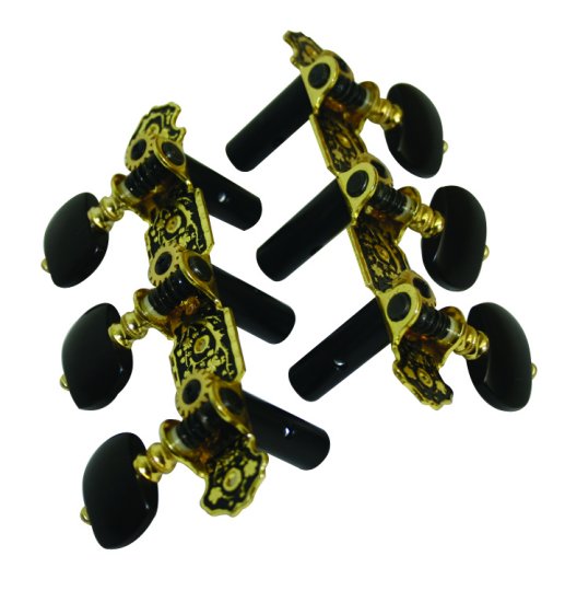 Classical Guitar Tuners Ebonite Buttons