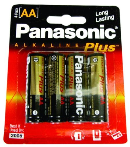 Panasonic Alkaline 4Pk AA Cell Batteries