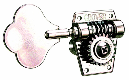 Bass Vintage Tuners 4 Inline Chrome