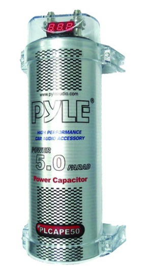 Pyle Capacitor 5.0 Farad Digital Power