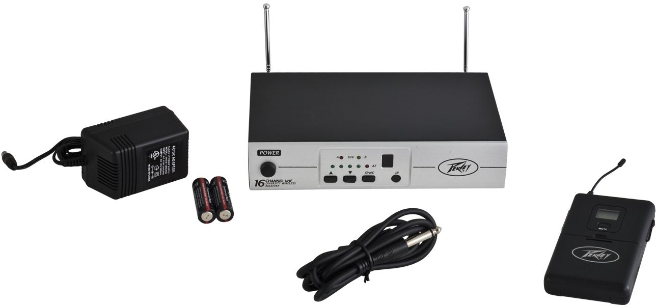 Peavey 16 Channel Uhf Wireless - Guitar Mic (3016070)