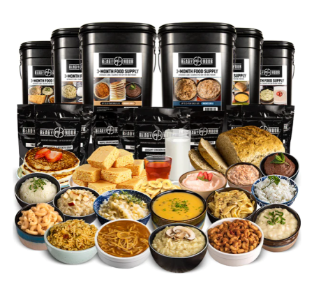 3-Month Emergency Food Supply (2,000+ calories/day)